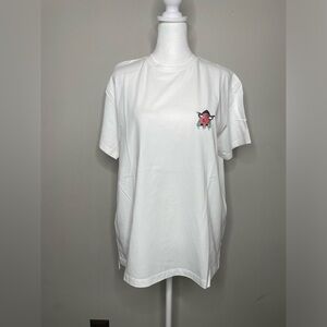 Badgley Mischka Women’s Short Sleeve 100% Cotton Tshirt Size Large